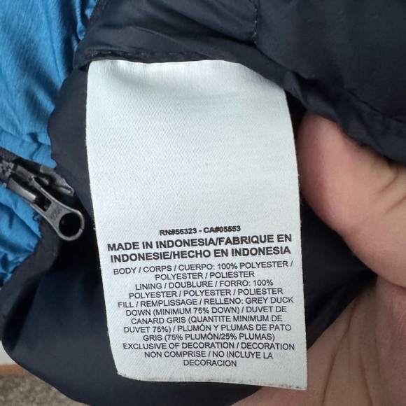 Nike blue down puffer coat Size Medium - Picture 8 of 12